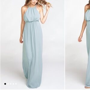 Show Me Your MuMu Wedding Amanda Maxi Dress Sage M